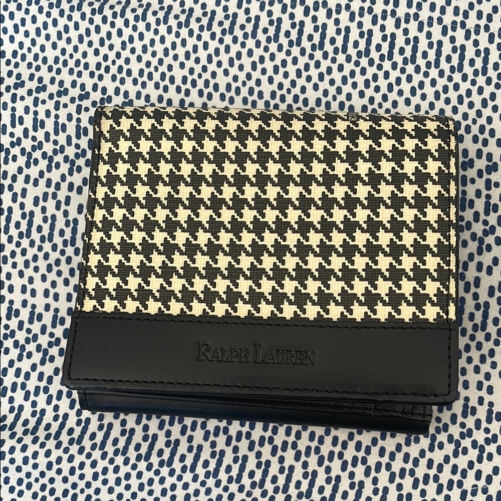 Ralph Lauren Houndstooth Wallet